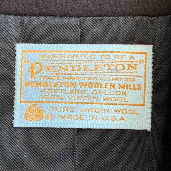 Pendleton Chocolate Wool Blazer - Picture 4 of 4